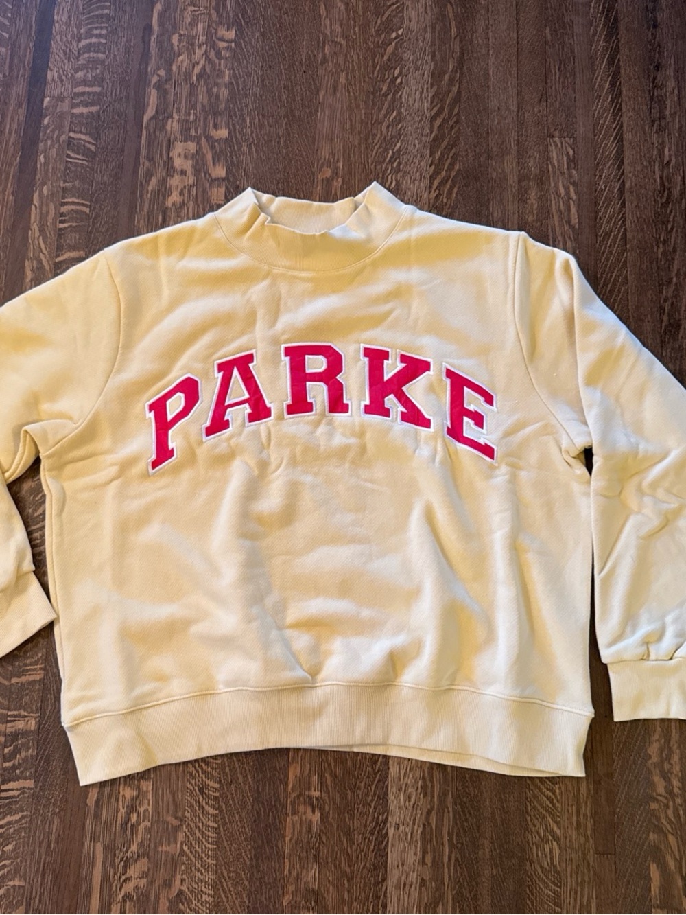 NWT Parke Heritage Mockneck Summerland Lemonade- size L/xl